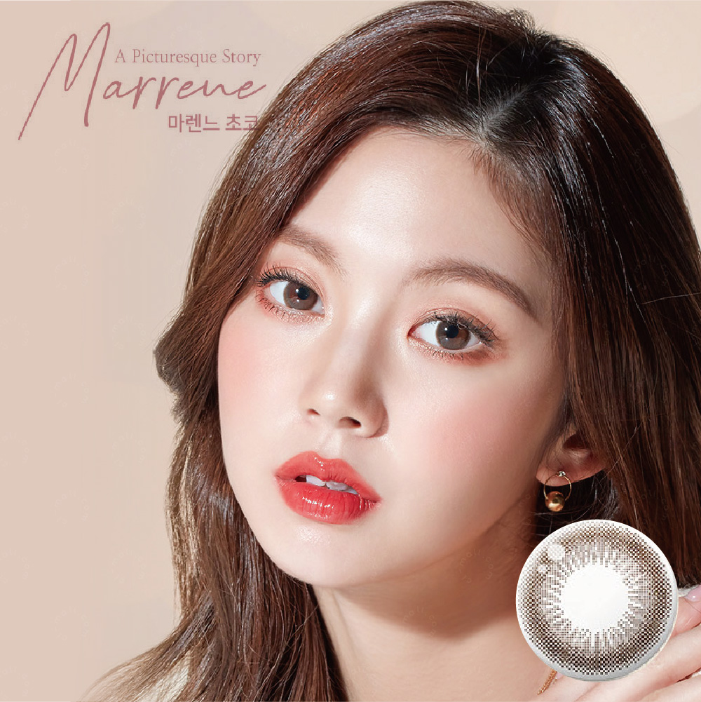 LENS TOWN - Marrene Choco (月拋)