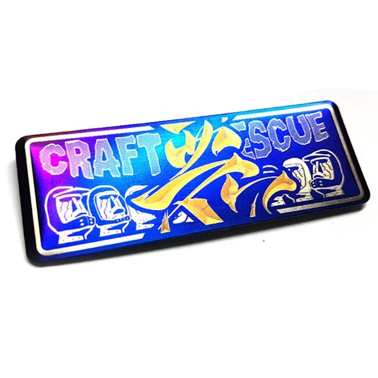 DOGHOUSE 惡搞手工廠 反光片鈦牌貼紙