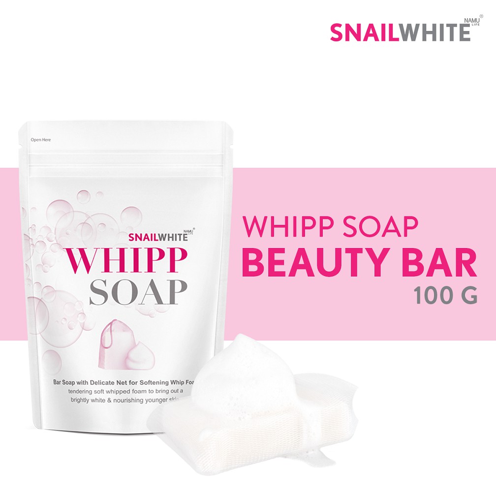 泰國Snail white蝸牛美白潔淨保濕皂 100g