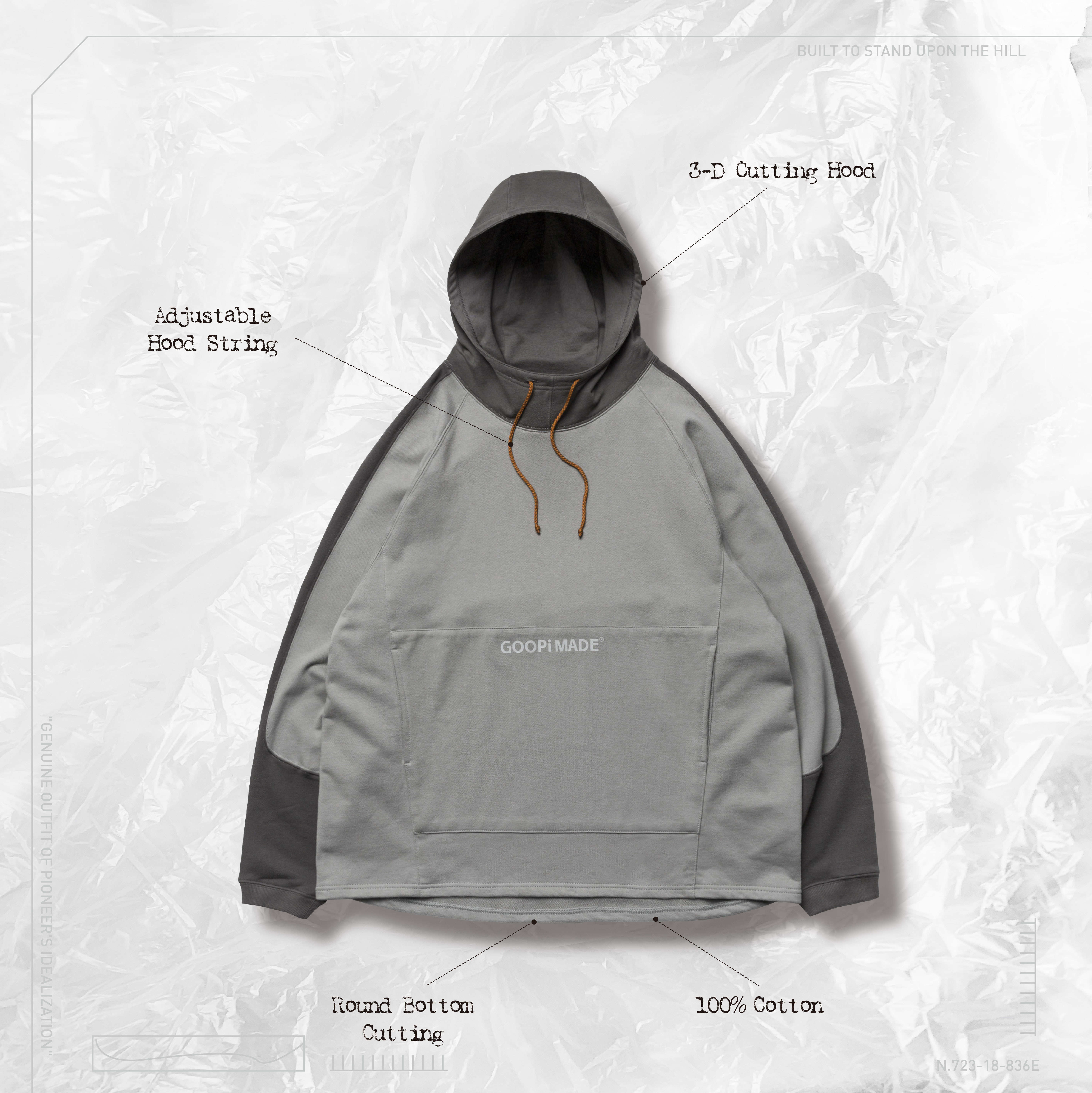 Ash Heavy Blend Gildan Hooded Sweatshirt – Heart and Hustle