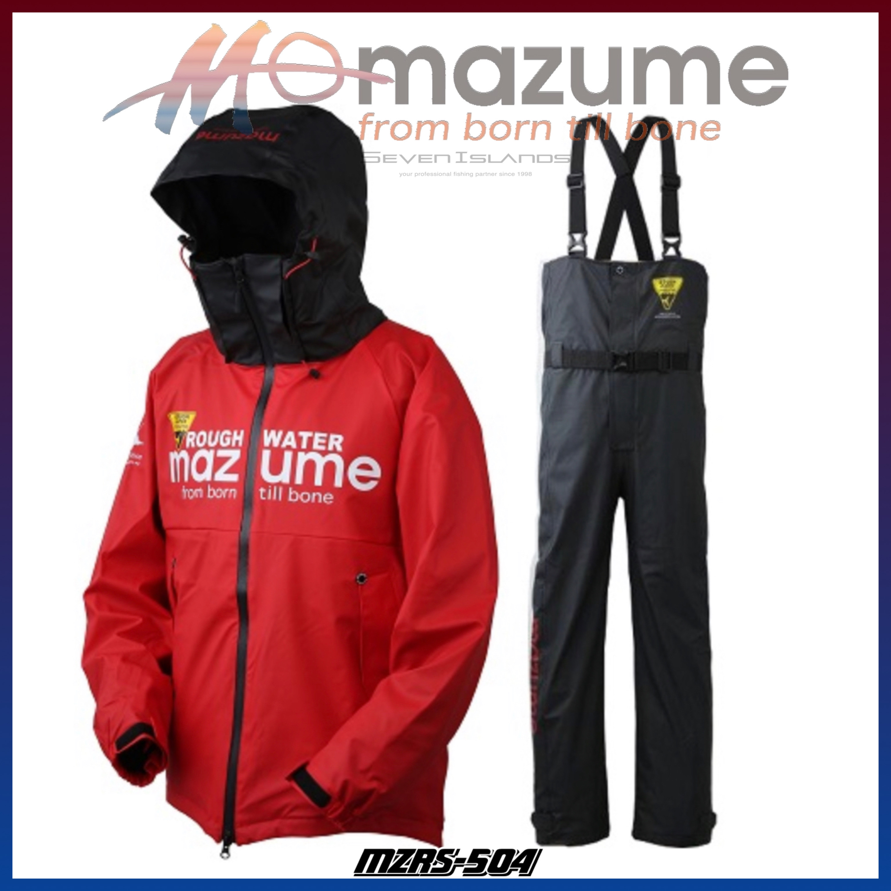 MAZUME ROUGH WATER RAINSUIT IV MZRS-504 MAZUME ROUGH WATER RAINSUIT IV MZRS-504