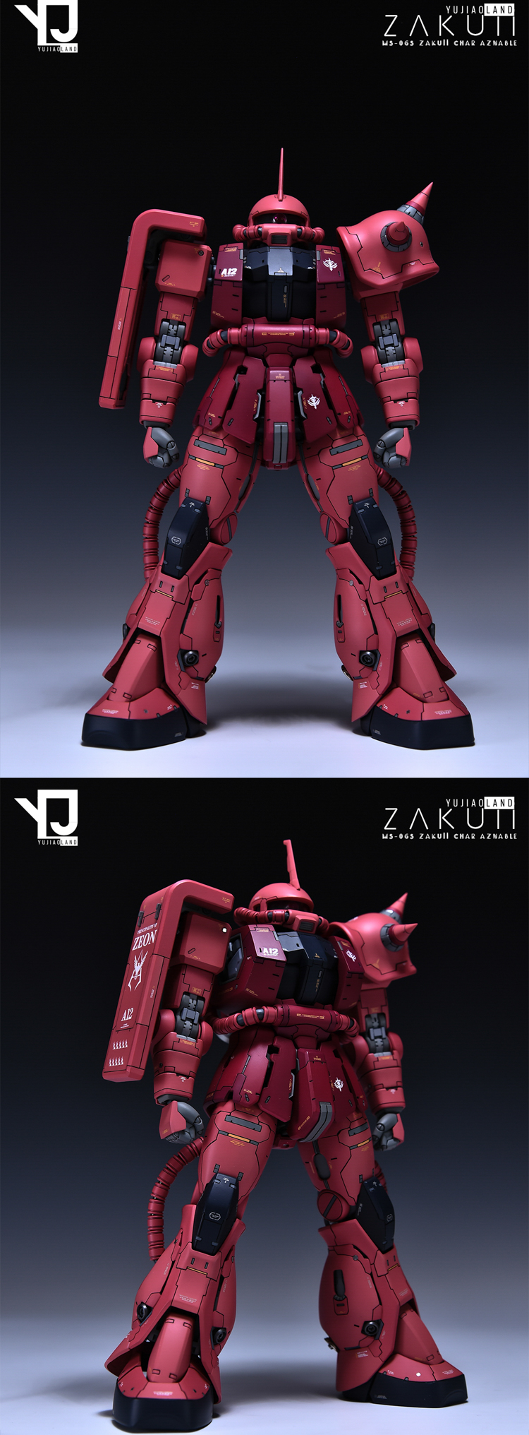 yu-sakuページ Yu Jiao Land YJL 1/100 red Zaku II ver.2.0 Conversion K
