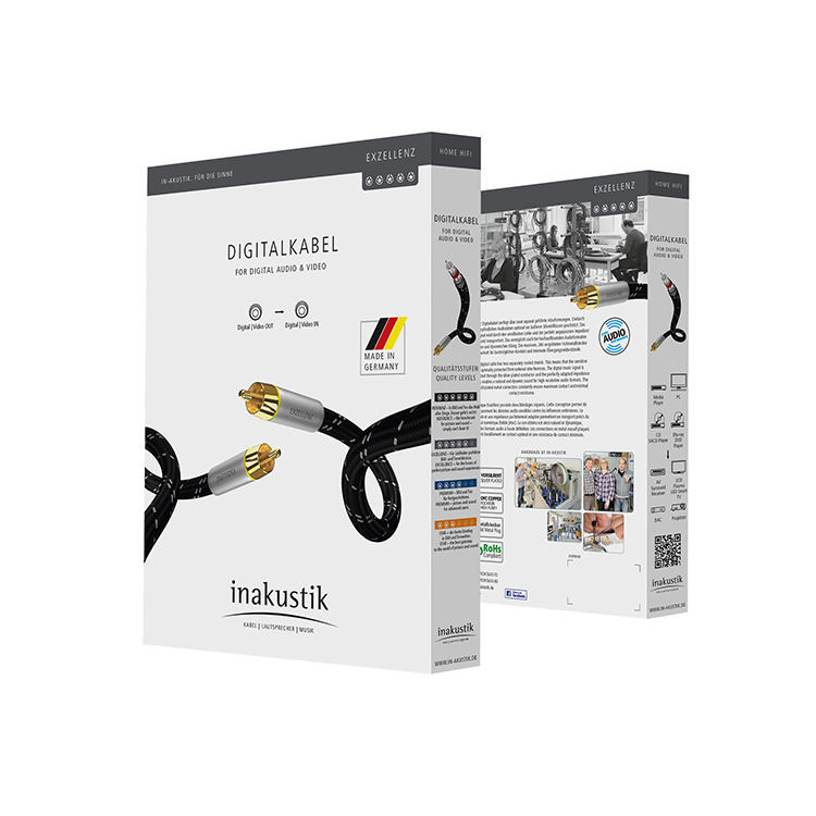 inakustik Excellence（EXZELLENZ）Digital Coaxial 數碼同軸訊號線