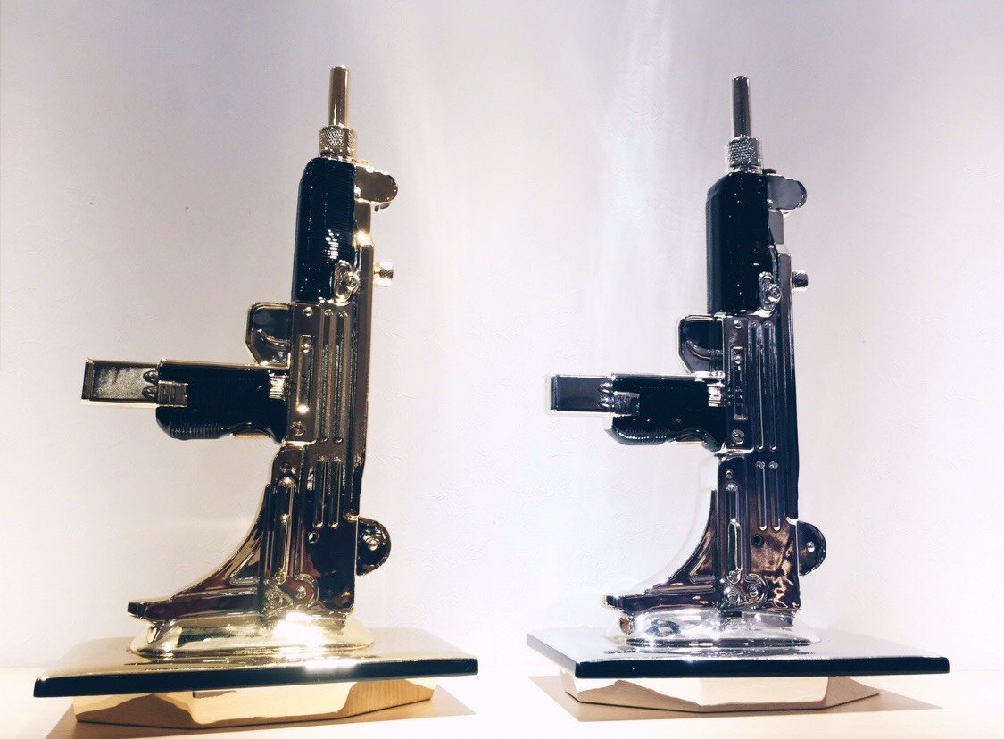 【車庫服飾】NEIGHBORHOOD BOOZE BLOWBACK INCENSE CHAMBER 步槍香台 銀色