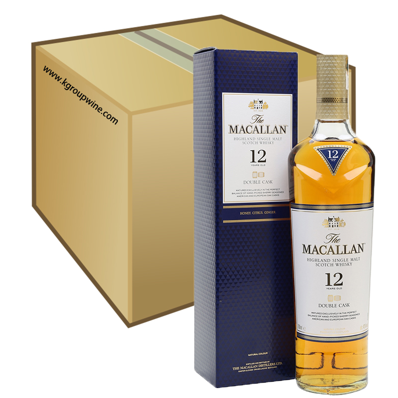 Macallan 12 Year Old Single Malt Scotch Whisky Double C