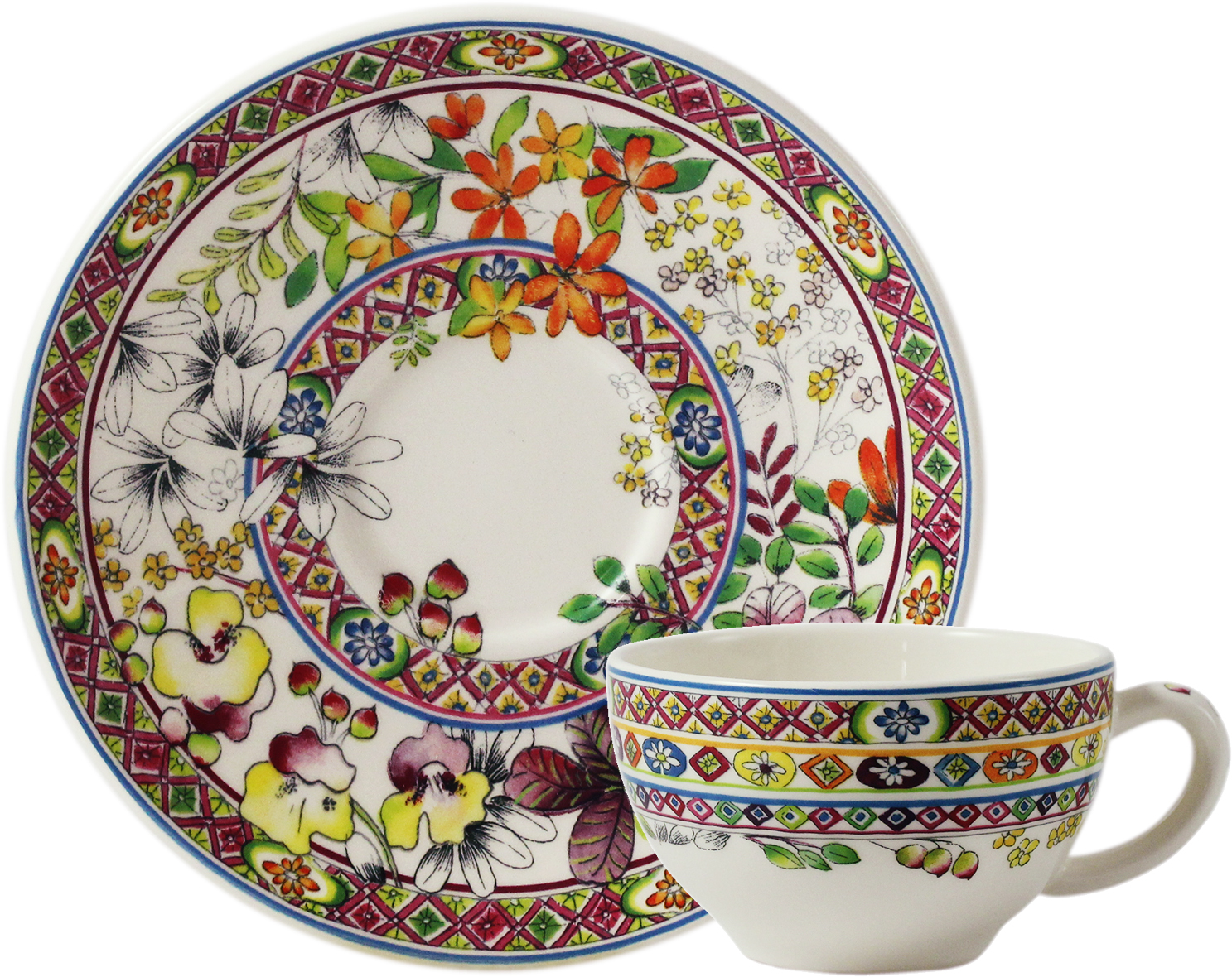 Tea Cup & Saucer (Set of 2)
