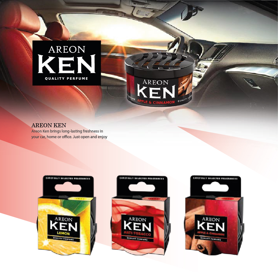 AREON - KEN 效用持久系列車用香薰盒
