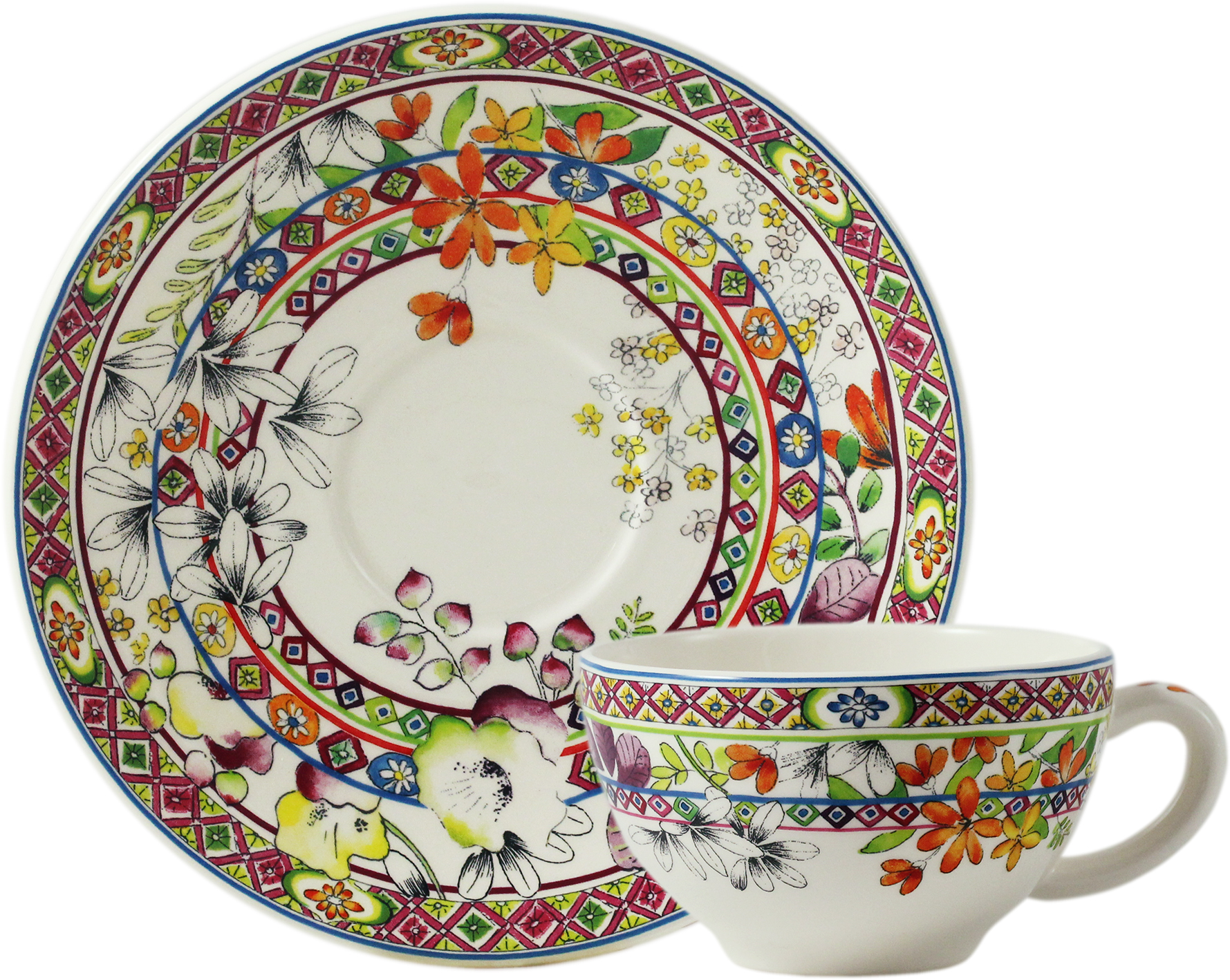 Breakfast Cup & Saucer (Set of 2)