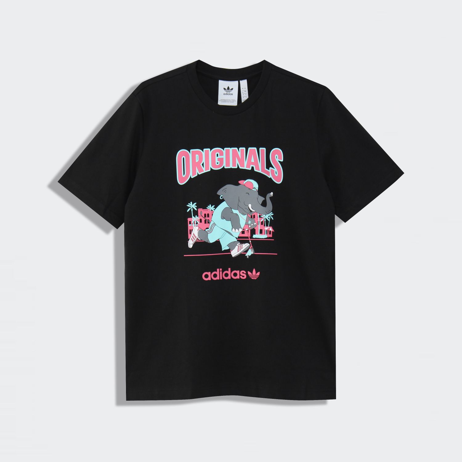 【 adidas FUN TEE 限量短TEE - 黑 】