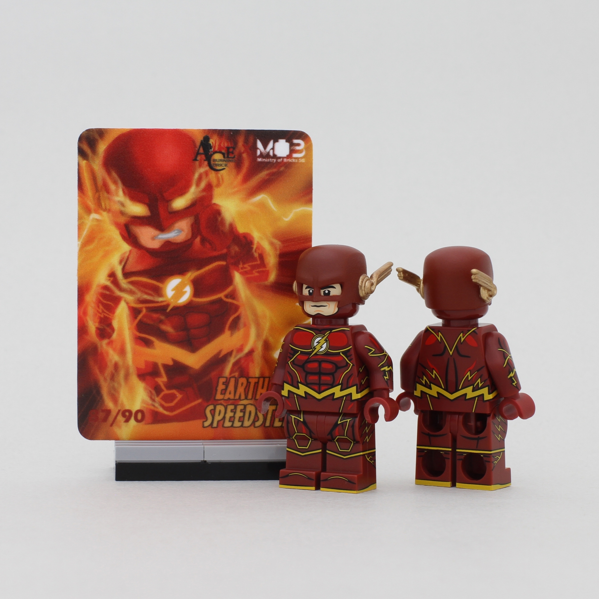 [ACE BURNING BRICK] 閃電俠 (白加紅)