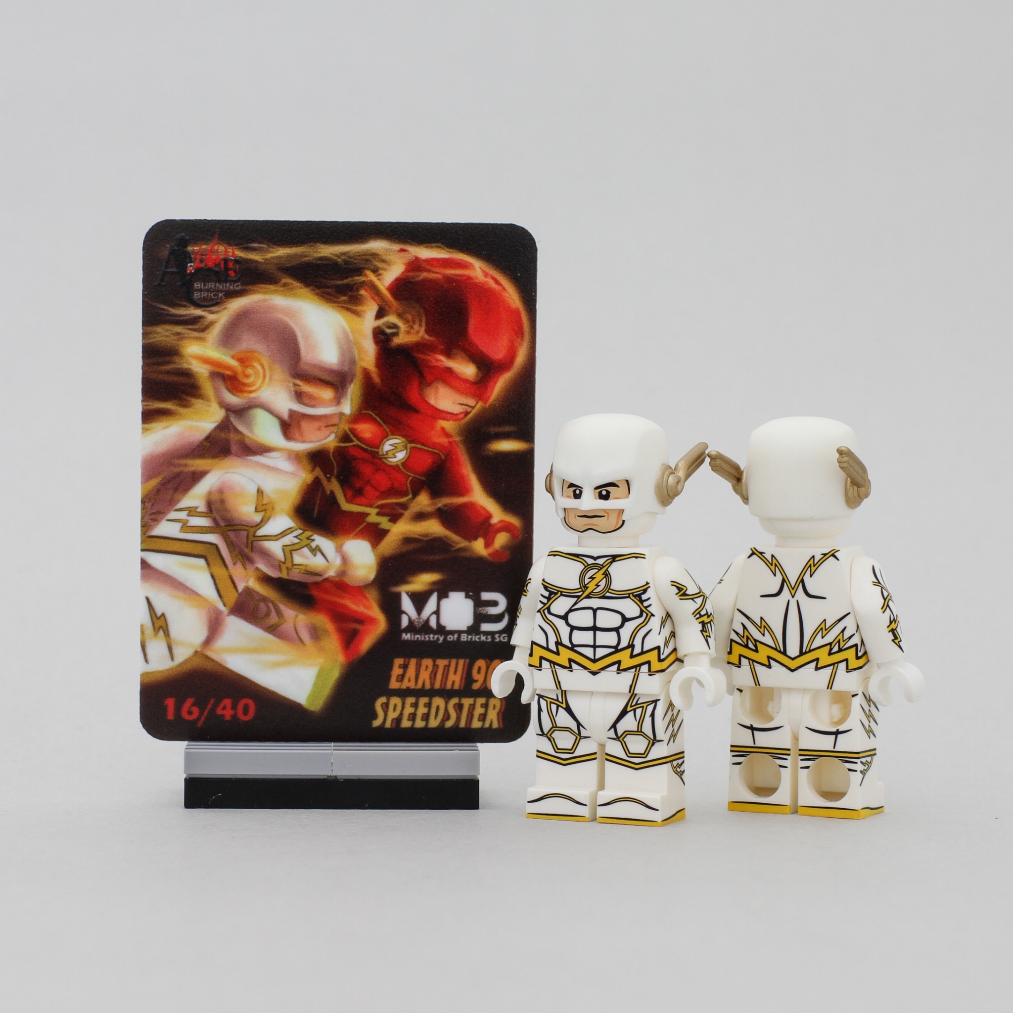 [ACE BURNING BRICK] 閃電俠 (白加紅)