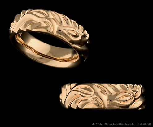 MATING FLIGHT: 18K GOLD LOVE BITE RING