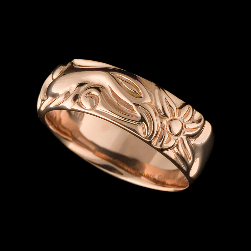 MATING FLIGHT: 18K GOLD SOUL MATE RING