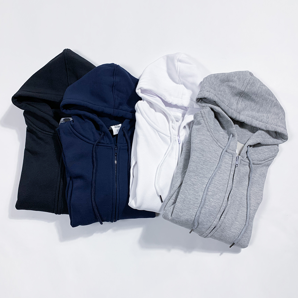 街頭百搭 素面 加絨 連帽外套