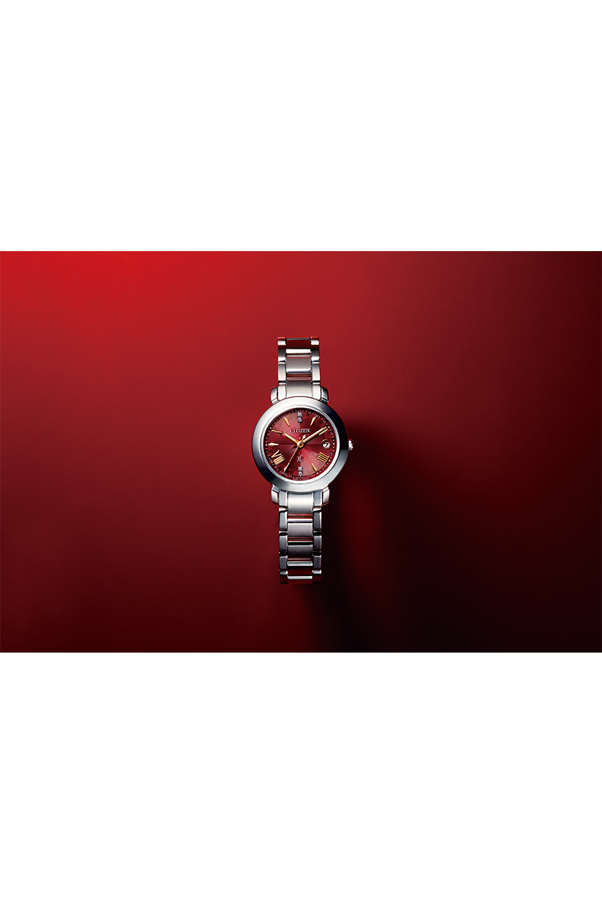 萬年鐘錶 - Citizen 星辰錶  XC   東京.紅限量版  光動能電波錶   ES9440-51X  錶徑27MM