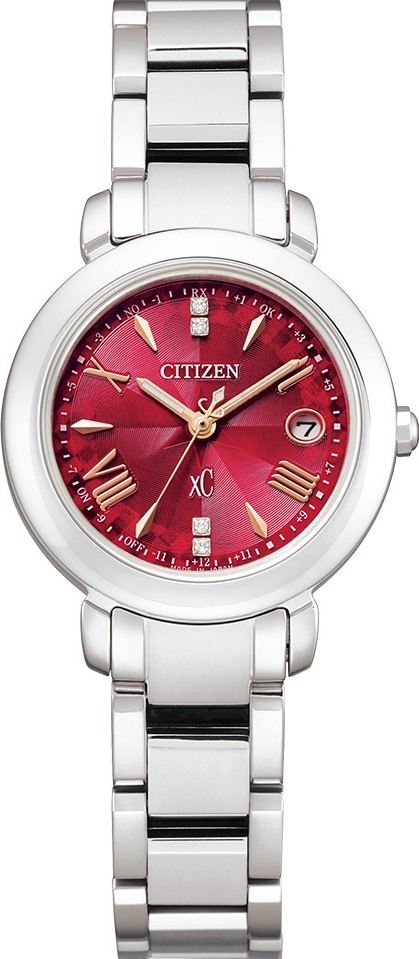 萬年鐘錶 - Citizen 星辰錶  XC   東京.紅限量版  光動能電波錶   ES9440-51X  錶徑27MM