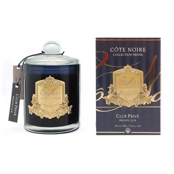 【Côte Noire】450g Candle - Cognac & Tabacco Gold