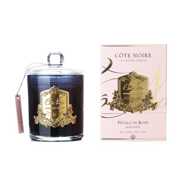 【Côte Noire】450g Soy Blend Candle - Rose Petal Gold