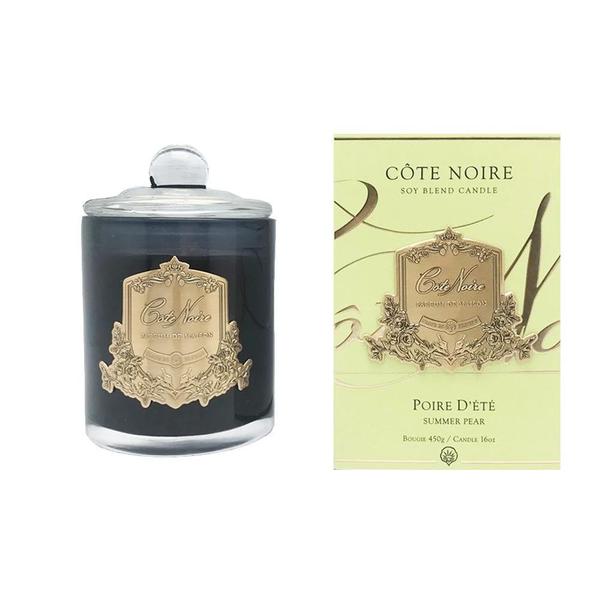 【Côte Noire】Summer Pear 450g Crested Candle - Gold