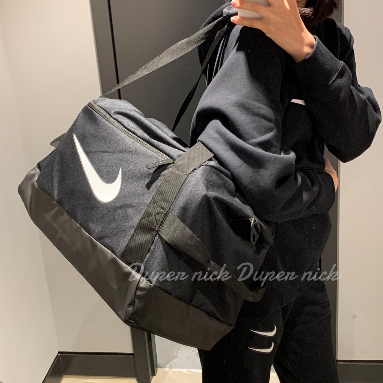 NIKE 大LOGO 手提 行李袋 旅行袋