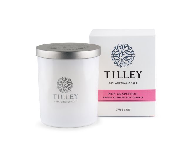 【TILLEY】粉紅西柚味香氛蠟燭 240g