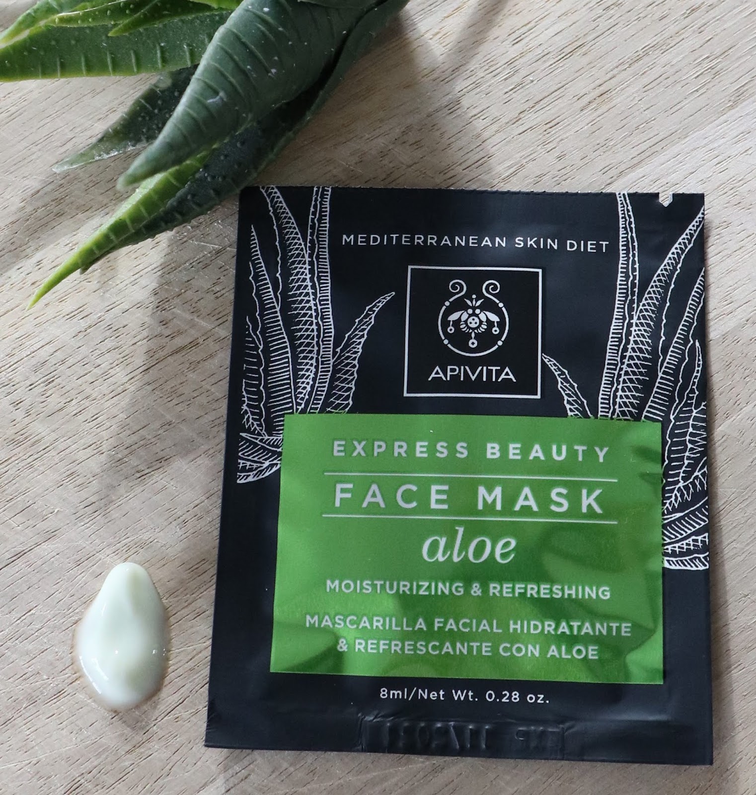 Apivita Aloe Face Mask 蘆薈鎮靜保濕面膜 8ml 一盒12片裝