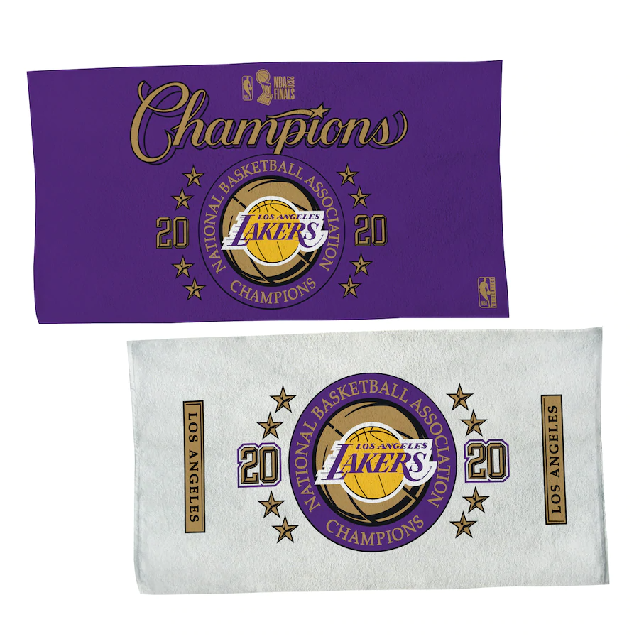 Lakers 洛杉磯湖人隊2020年總冠軍雙面毛巾 / 2020 NBA Finals Champions
