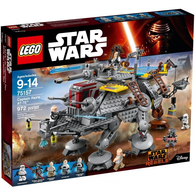 罕有絕版LEGO Star Wars 75157 雷克斯艦長的AT-TE