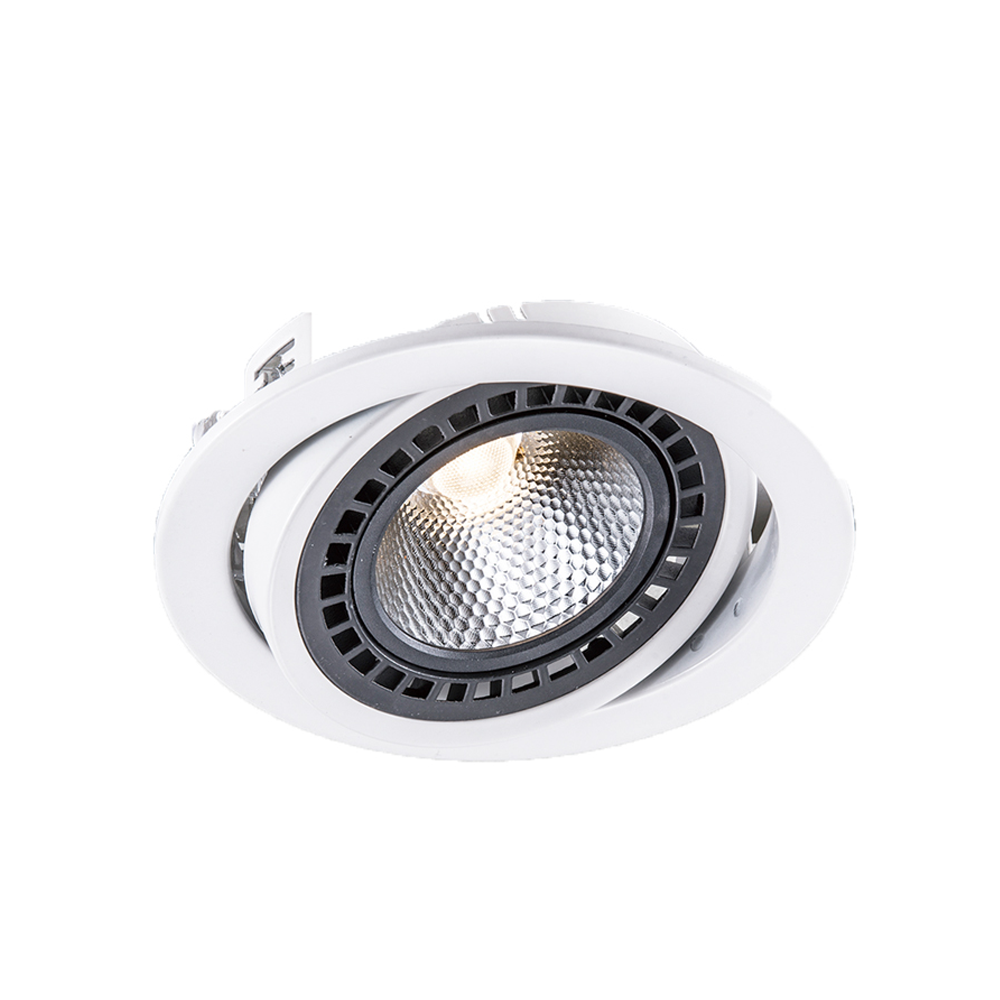 保固一年【COB聚光｜採用德國大廠歐司朗晶片】LED崁燈 15W 泛光型崁燈 13.5公分 崁入孔