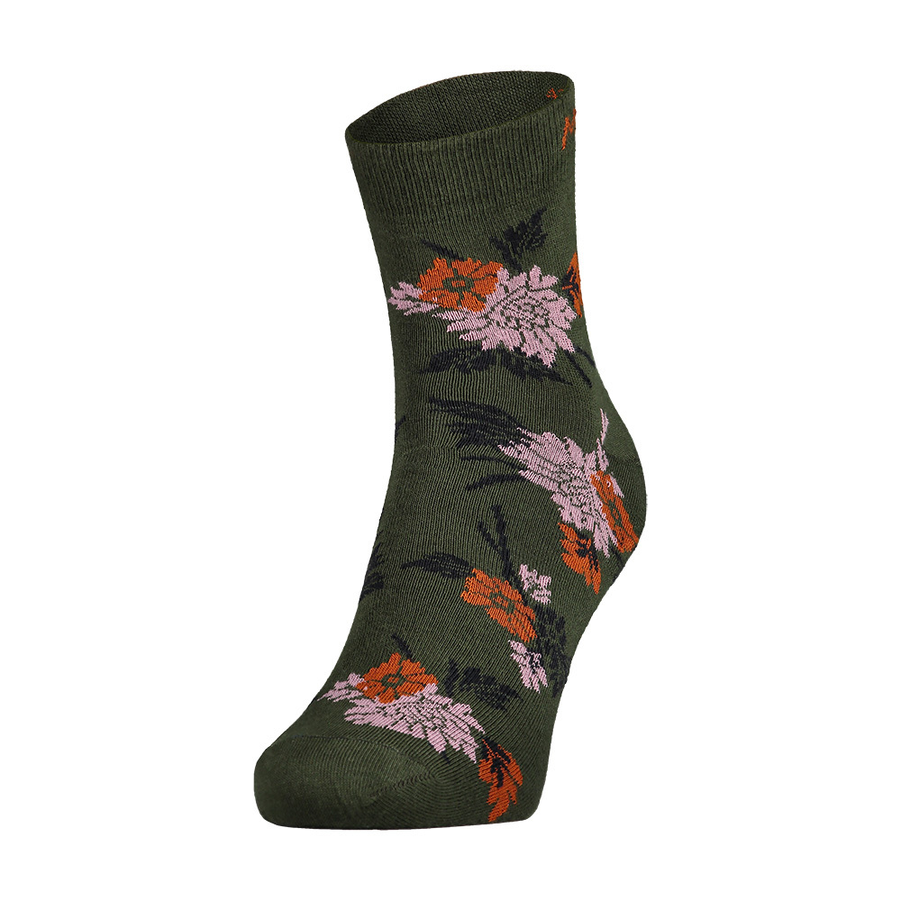 【Maloja】排汗透氣印花多功能舒適襪 / 20MA30627-綠、紅、黑