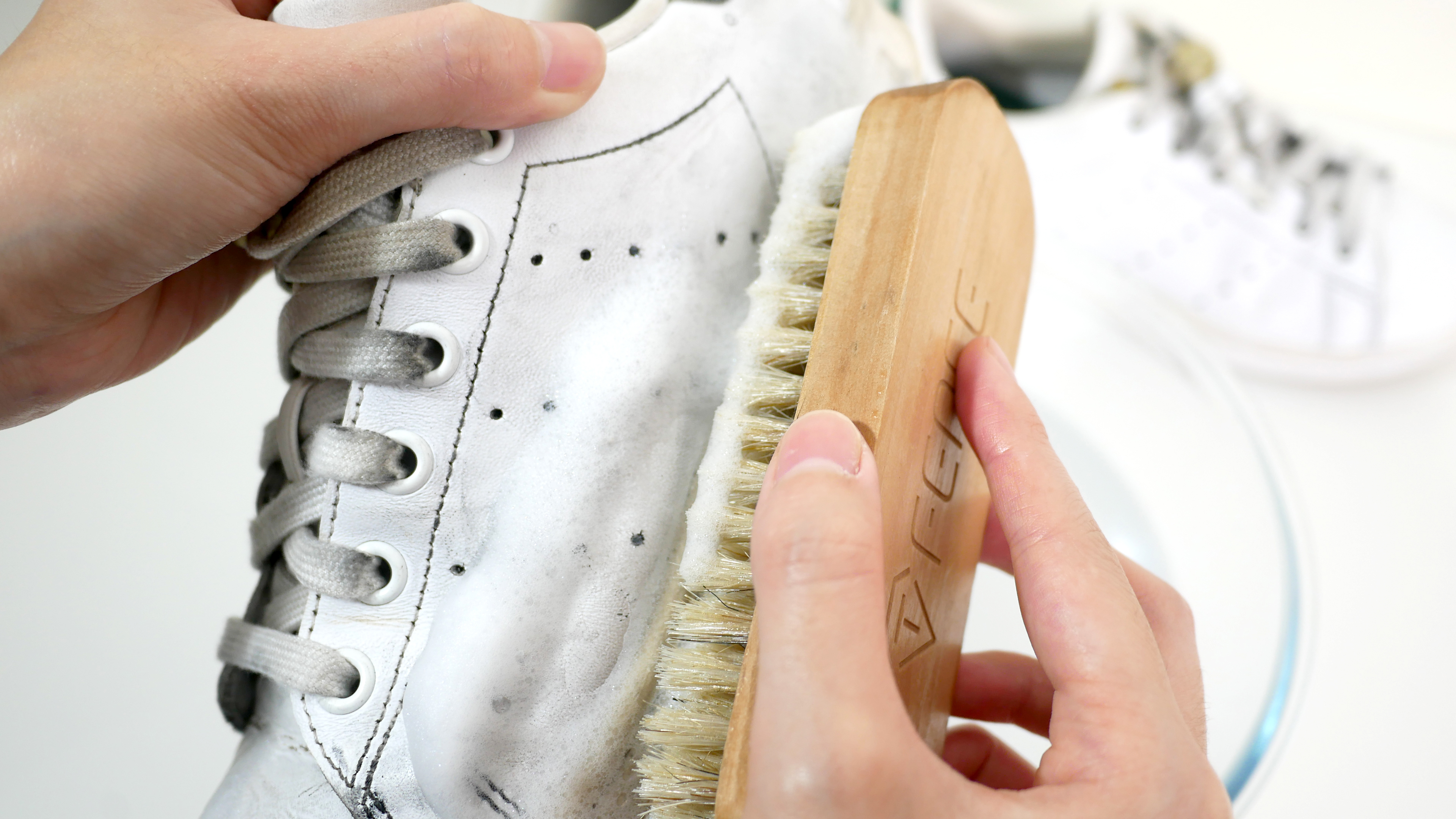 刷洗stan smith髒鞋