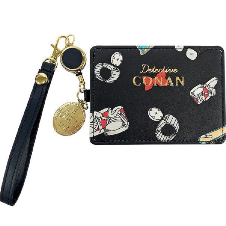 柯南日版時尚黑-附手提帶票卡夾