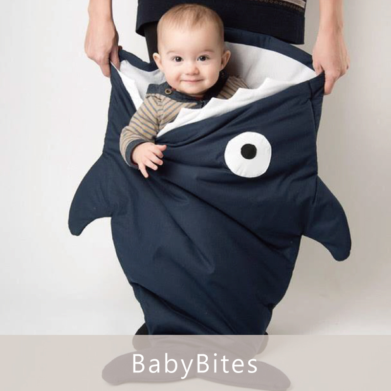 babybites-嬰兒造型睡袋-鯊魚咬一口