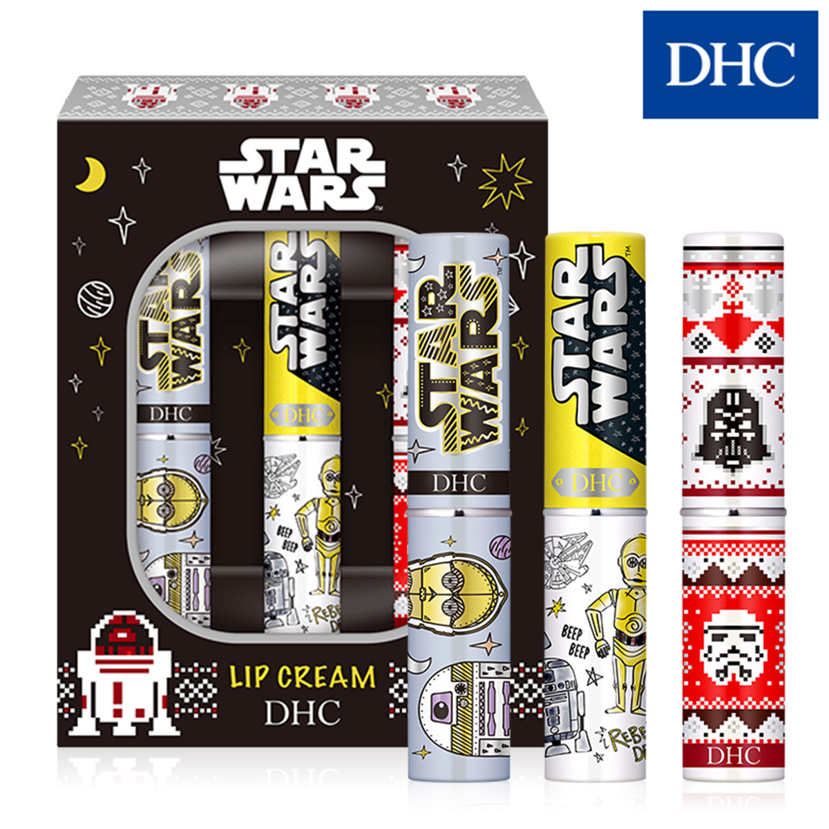 DHC 純欖護唇膏 星際大戰限定版 三入組(1.5gx3) 禮盒組 純橄欖護唇膏