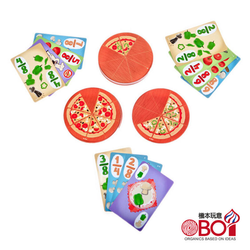 披薩家 splittissimo 繁體中文版 分數概念桌遊