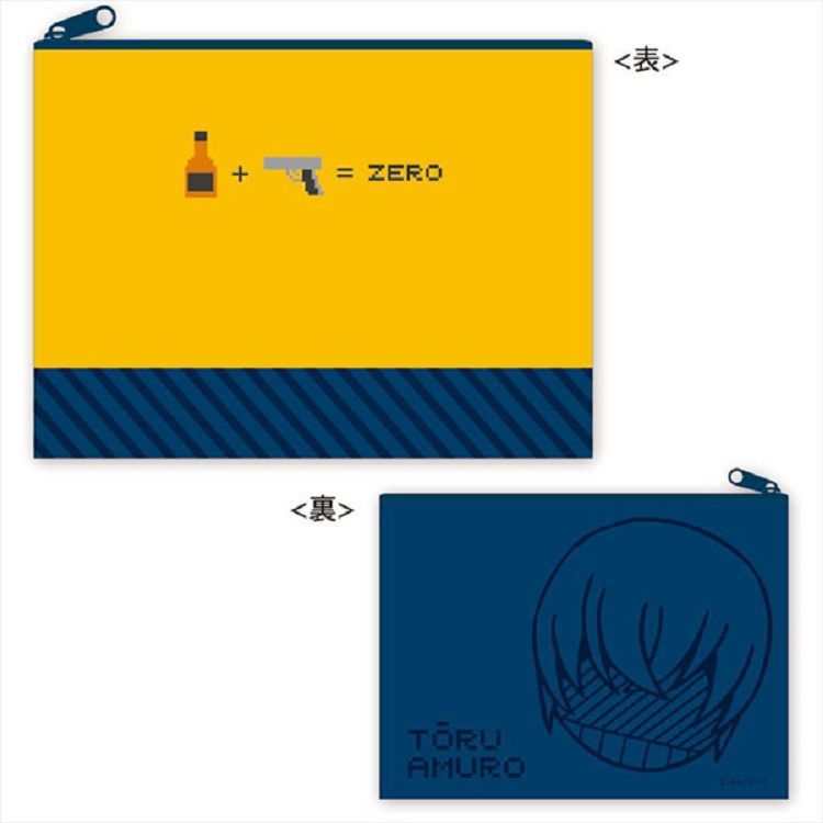 柯南日版萬用收納包黃-安室