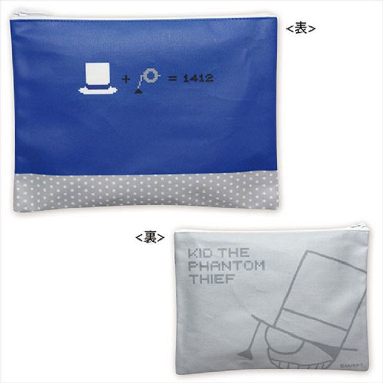 柯南日版萬用收納包藍-基德