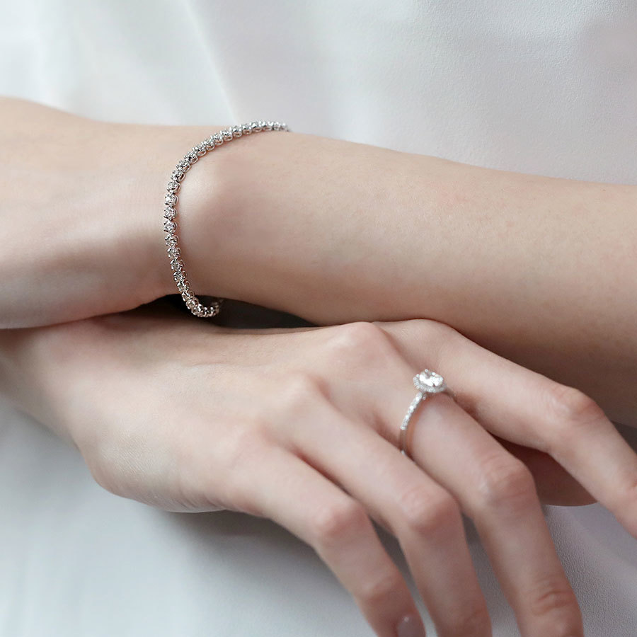 星願 — 5克拉鑽石手鍊
