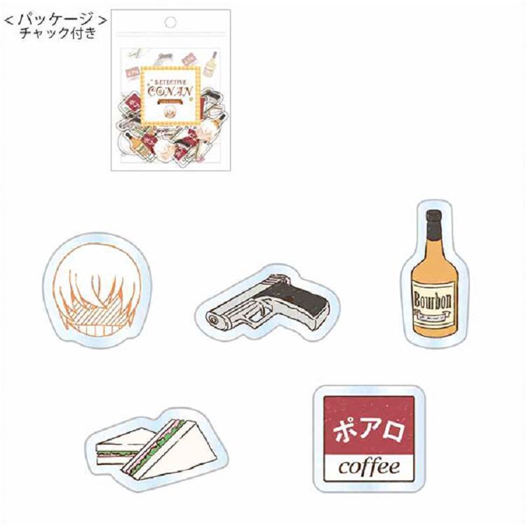 柯南日版sketch系列貼紙-安室