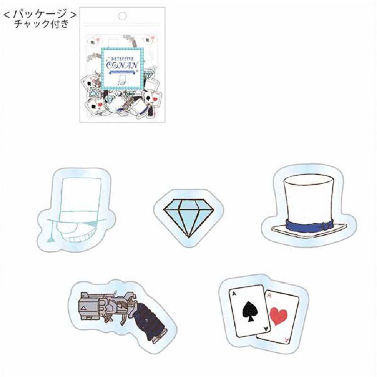 柯南日版sketch系列貼紙-基德