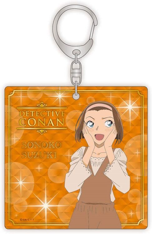 柯南日版方型壓克力鑰匙圈-園子