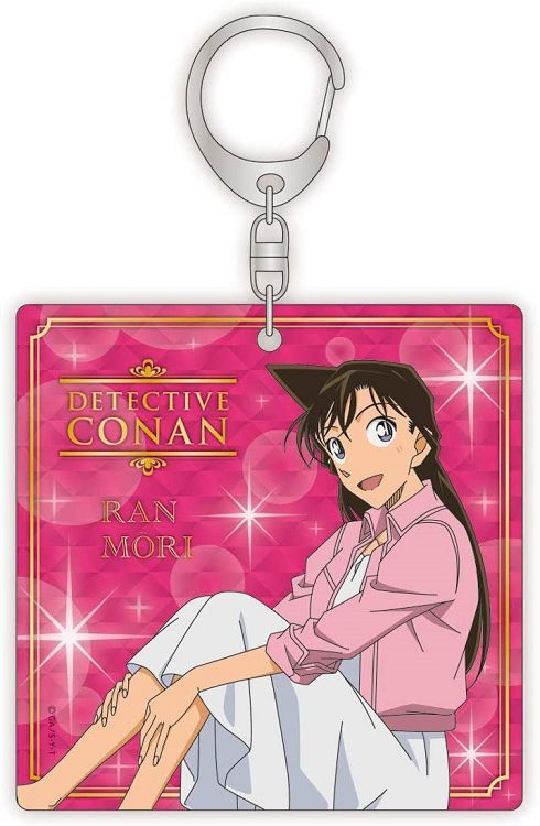 柯南日版方型壓克力鑰匙圈-毛利蘭