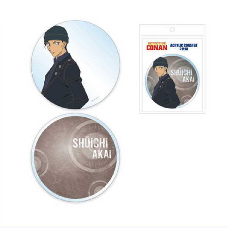 柯南日版杯墊2入-赤井