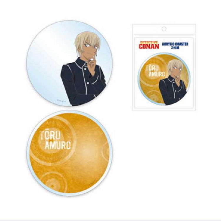 柯南日版杯墊2入-安室