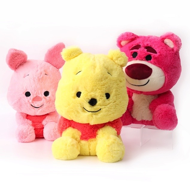 台灣直送-迪士尼毛茸茸坐姿娃娃12吋