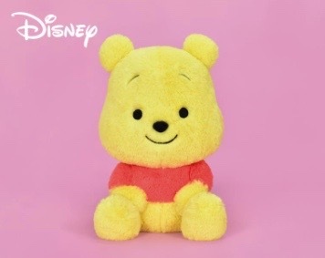 台灣直送-迪士尼毛茸茸坐姿娃娃12吋