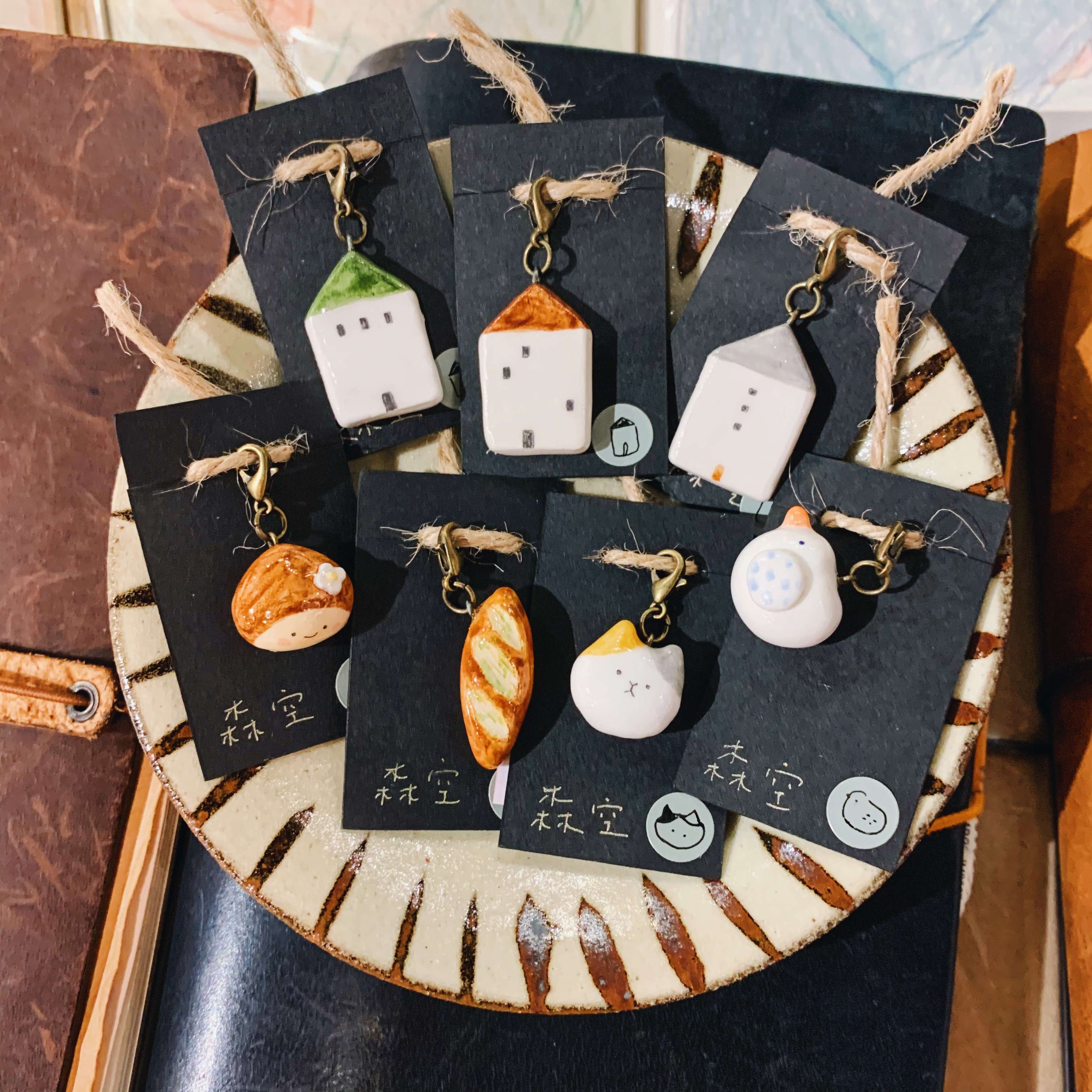 森空 手作 黏土小吊飾