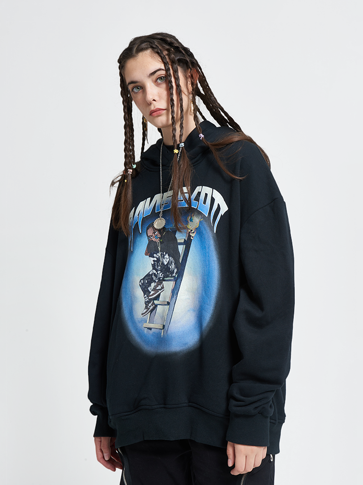 I DON‘T SMOKE 人像 塗鴉 Travis Scott 圖像 帽T DONSMOKE Don’t Smoke