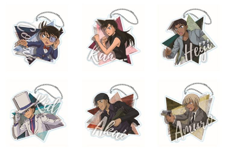 柯南日版壓克力鑰匙圈Chase! -6款隨機