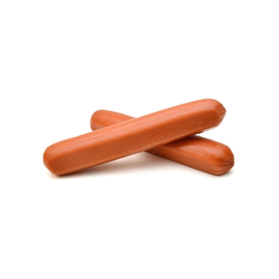 HK Frozen Jumbo Hot Dog Sausage 7"